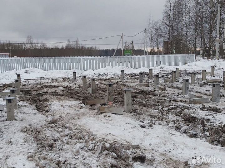 Фундамент на жб сваях под ключ / Жб сваи