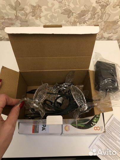 Садовая гирлянда колибри