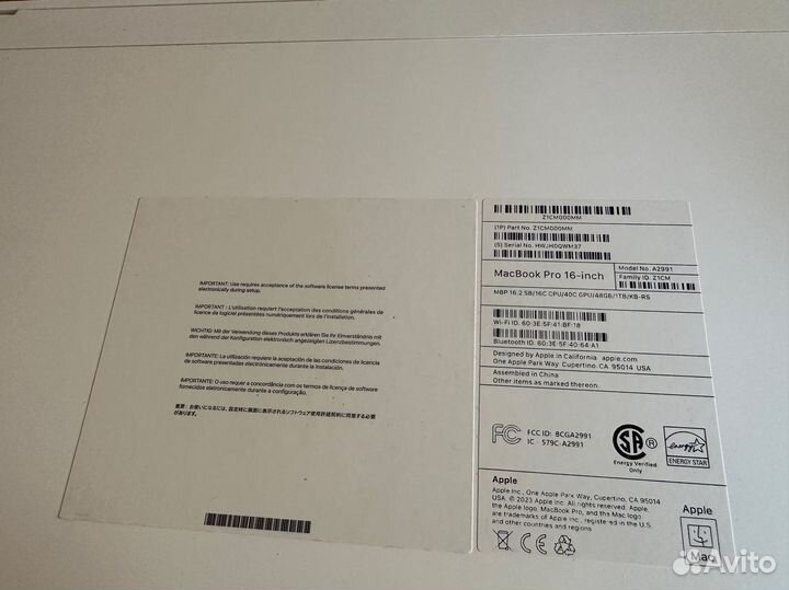 MacBook Pro 16 2023 M3 Max/48 GB/1 TB/NEW/Black