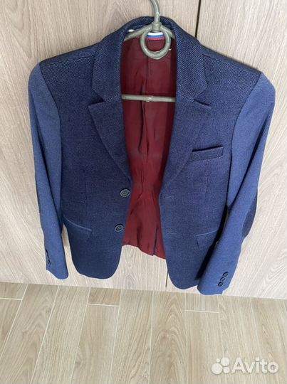 Пиджак школьный для мальчика 140 - 146
