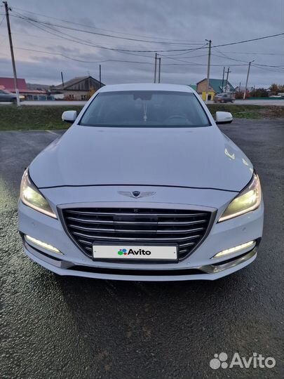 Genesis G80 2.0 AT, 2017, 136 000 км