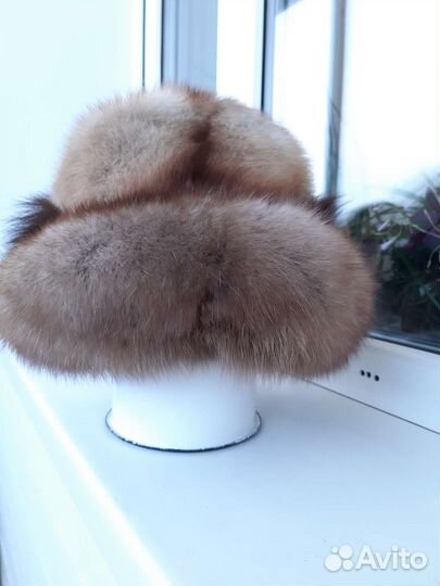 Шляпа норка, соболь, песец