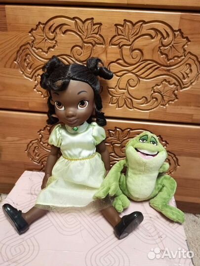 Кукла дисней аниматорс Принцесса лягушка