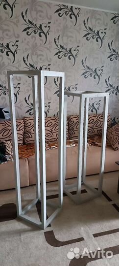 Деревянные стойки под декор