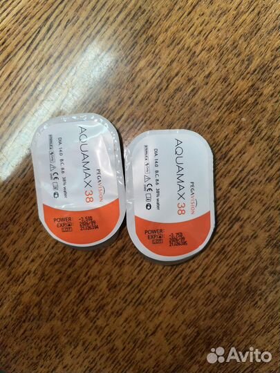 Линзы контактные с диоптриями