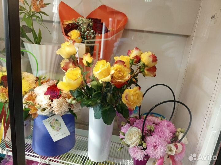 Живые цветы букеты