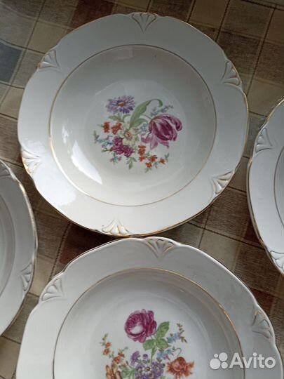 Тарелки суповые глубокие СССР п з