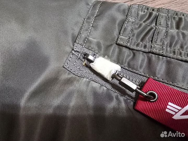Бомбер Alpha industries MA-1 Gun metal размер XL