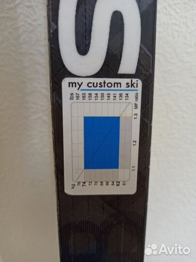 Беговые лыжи Salomon s/lab carbon SK 187cm