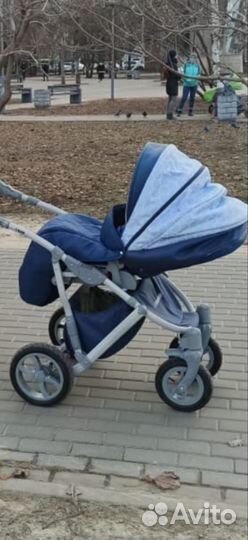 Коляска трансформер, летняя коляска, коляска-санки
