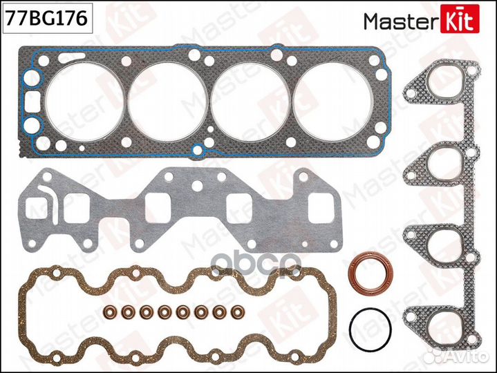 Комплект прокладок гбц opel C16NZ 77BG176 Maste