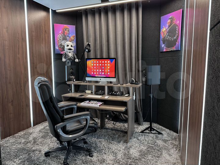 Студия звукозаписи, 17.2 м²