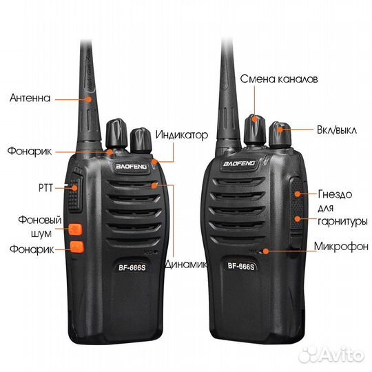 Baofeng BF рация (UHF) 666S