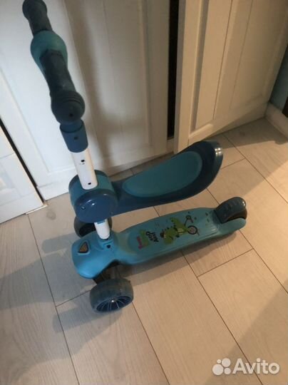 Самокат детский трехколесный бу