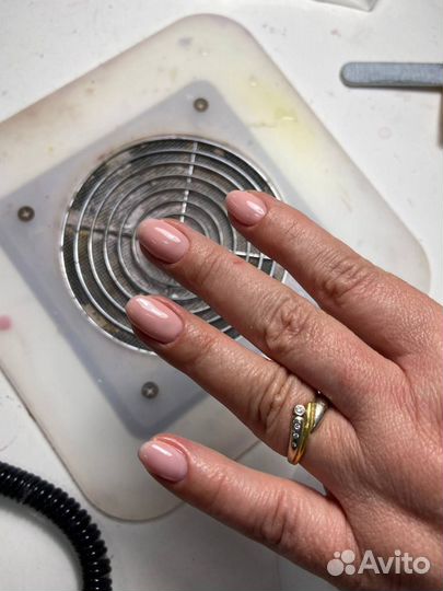 Маникюр шеллак наращивание ногтей