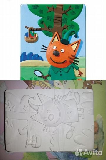 Гипсовый барельеф для раскрашивания