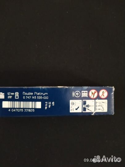 Свечи зажигания bosch double platinum ZR5SPP3320