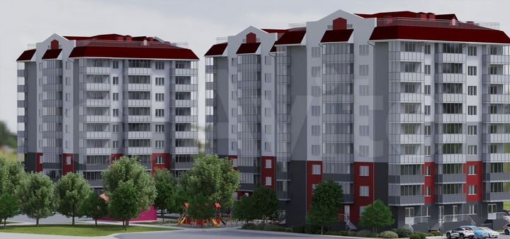 2-к. квартира, 56,4 м², 3/9 эт.