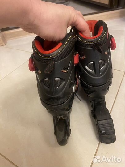 Роликовые коньки детские раздвижные с защитой