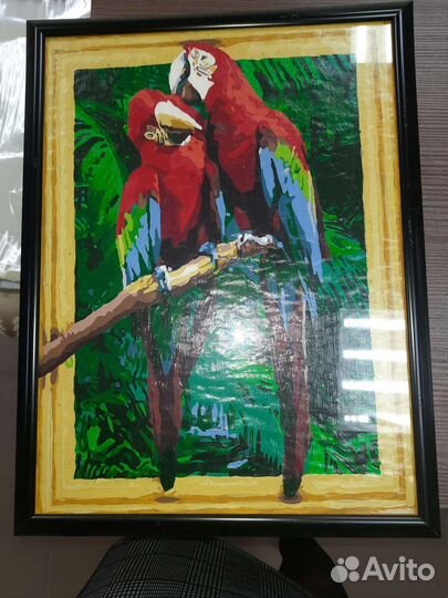 Картины по номерам раскрашенная