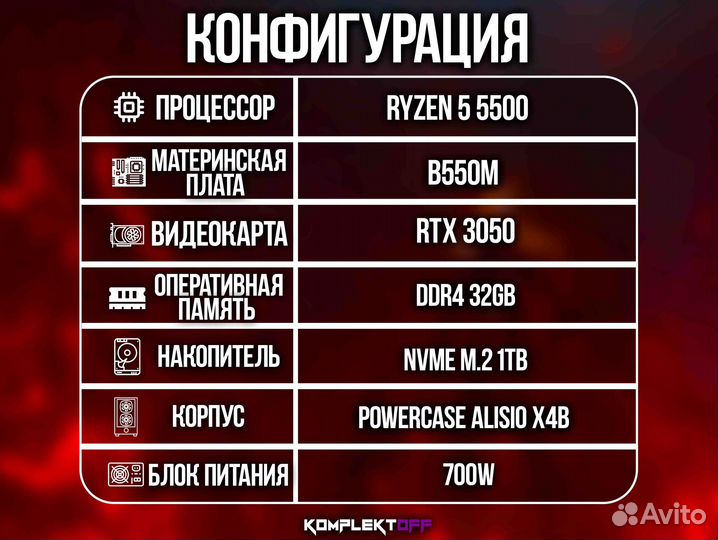 Новый Игровой Пк Ryzen / RTX 3050