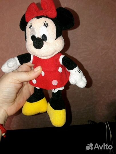 Мягкие игрушки Minnie mouse и Donald