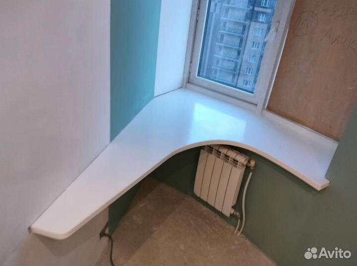 Подоконники из акрилового камня под ключ