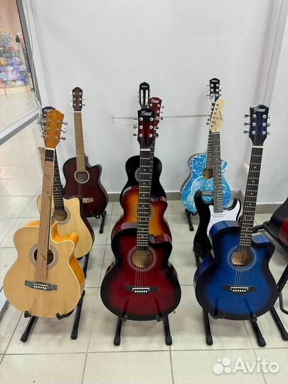 Акустическая/классическая гитара + чехол