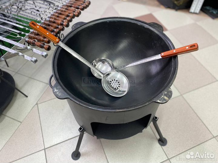 Казан чугунный 16 литров