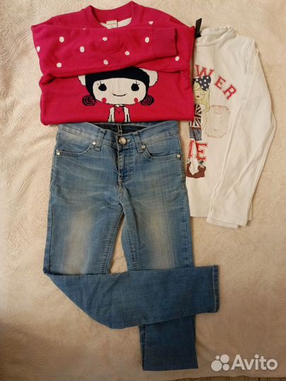 Вещи пакетом для девочки 134 - 146