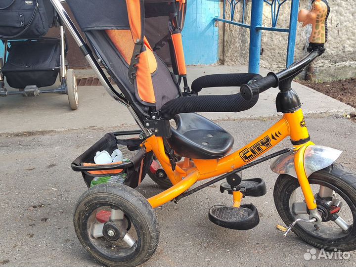 Детская коляска велосипед