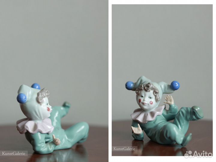 Шут Jangles NAO by Lladro фарфоровая статуэтка