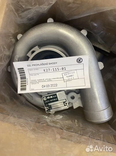 Турбина к27-115-01 / 02 на камаз евро-1