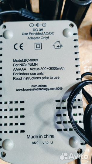 Зарядное для AA AAA NiMH NiCd La Crosse BC-9009