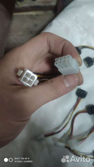 Переходник molex SATA 6 pin ide