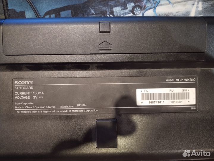 Sony vaio клавиатура