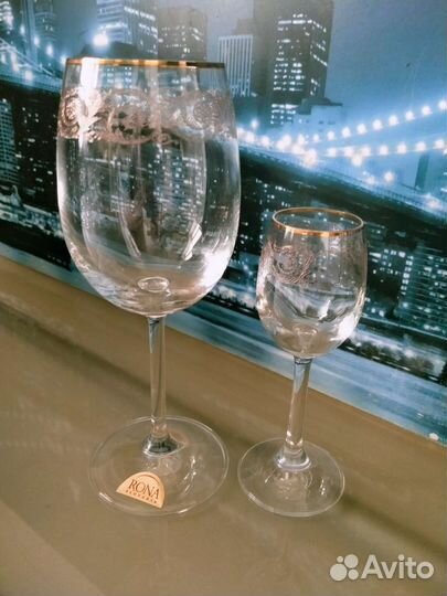 Фужеры и рюмки Rona