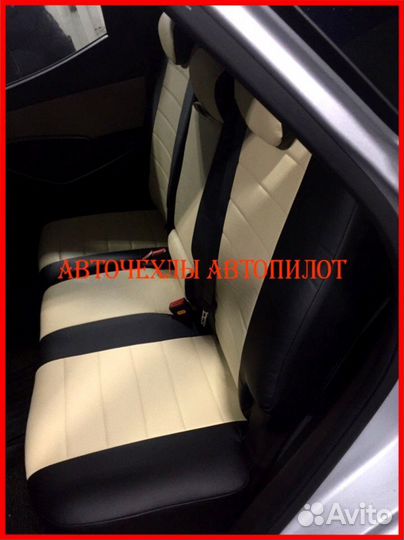 Чехлы Автопилот Hyundai Santa-Fe из экокожи