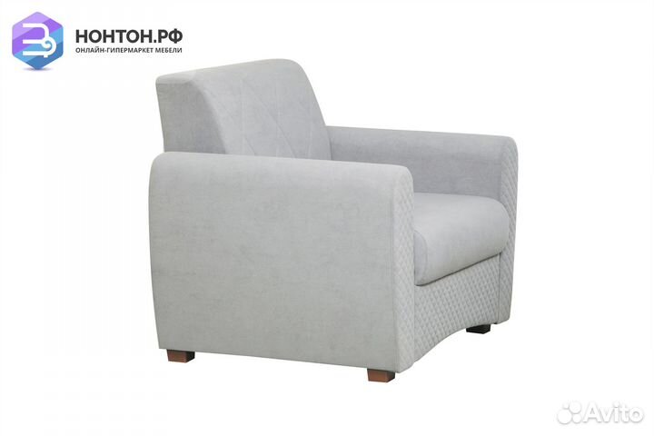 Кресло пантограф Эдвин светло-серое