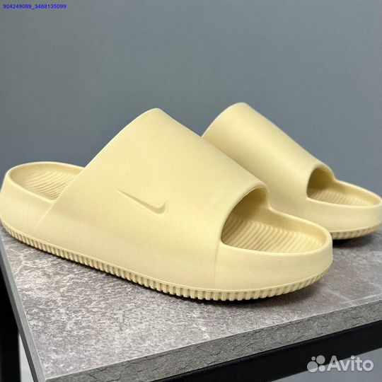 Шлепанцы Nike Calm Slide 41-45 (beige)