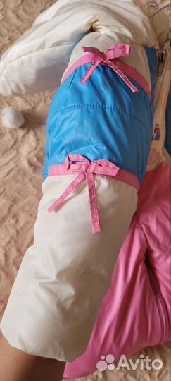 Зимний комбинезон трансформер для девочки 68-74