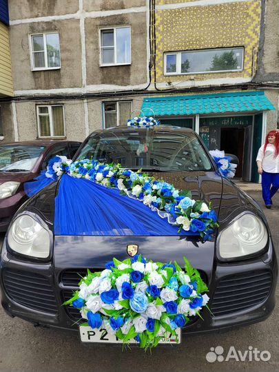 Прокат свадебных украшений на машину