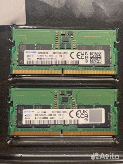 Оперативная память ddr5 2x8Gb 4800