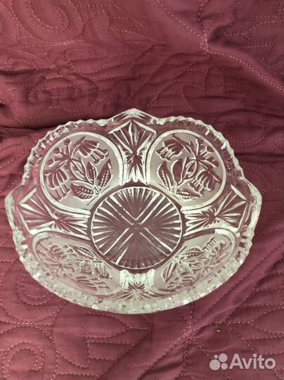 Ваза хрустальная СССР