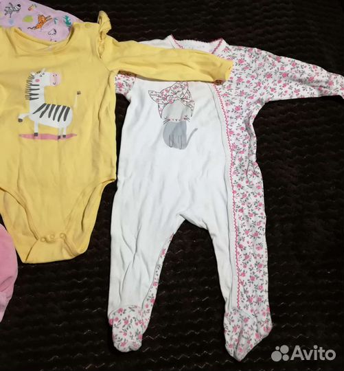 Вещи пакетом на девочку от 6 мес. до года