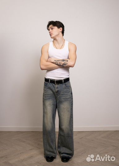 Джинсы широкие jaded london type