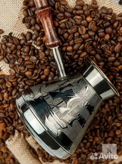 Турка для кофе медная подарок на 23 февраля