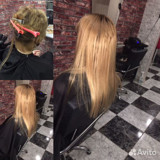 Наращивание волос и все виды парикмахерских услуг