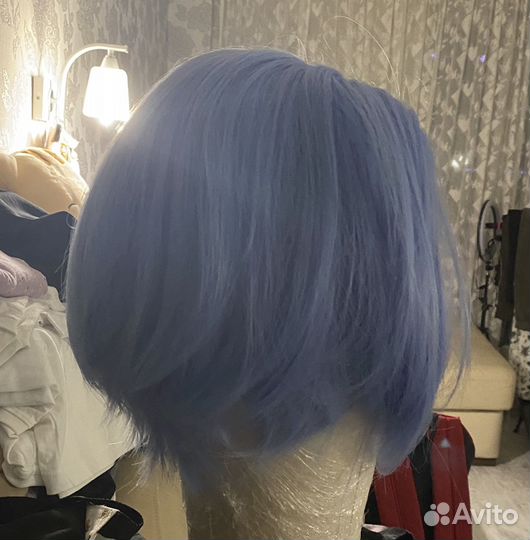 Парик косплей голубой Ланга sk8