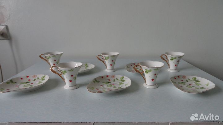 Чашки блюдца набор кофейный Япония